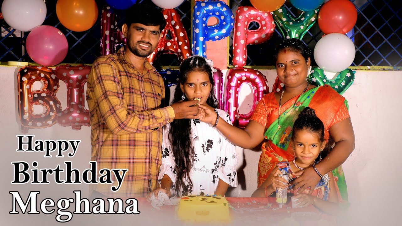 //Happy Birthday Meghana akka //junnu videos