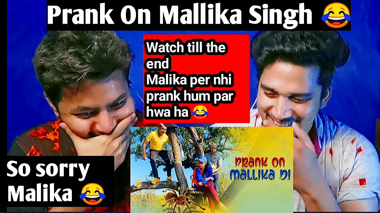 Pakistani reacts to PRANK ON MALLIKA SINGH | Sumelika | WE GOT PRANKED  ( do watch it till the end )