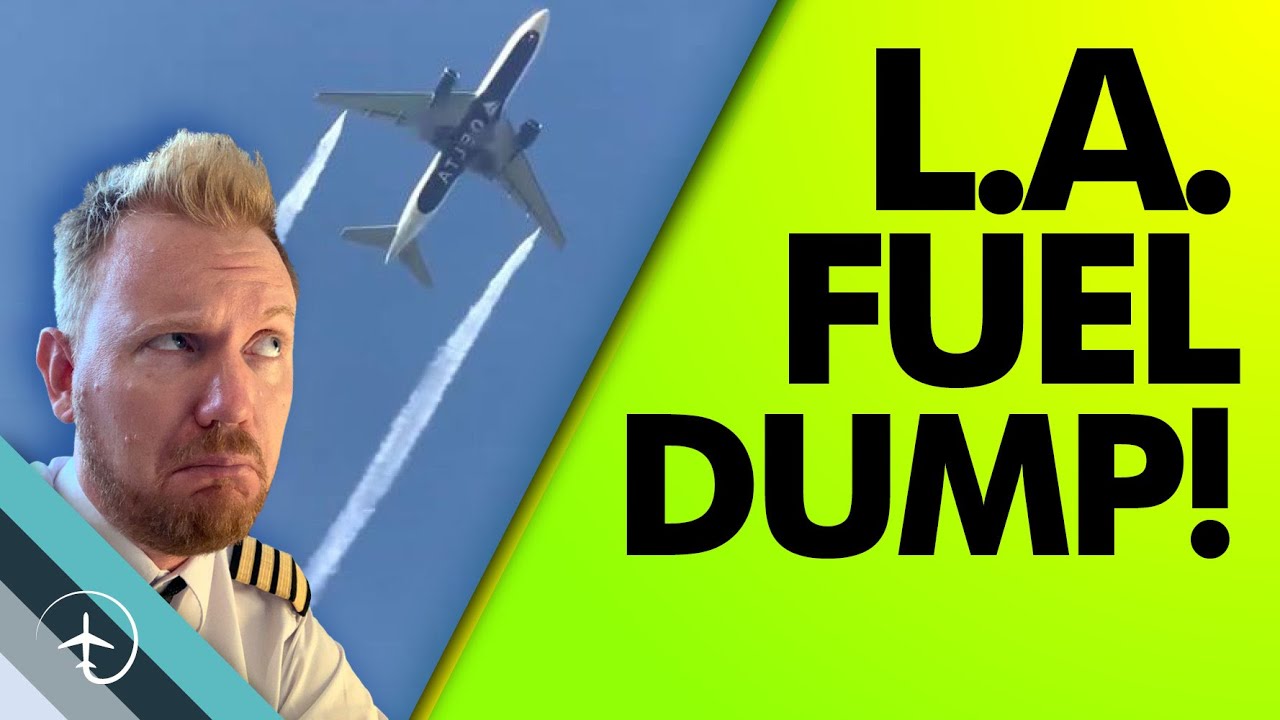 Fuel DUMP over Los Angeles, WHY?!