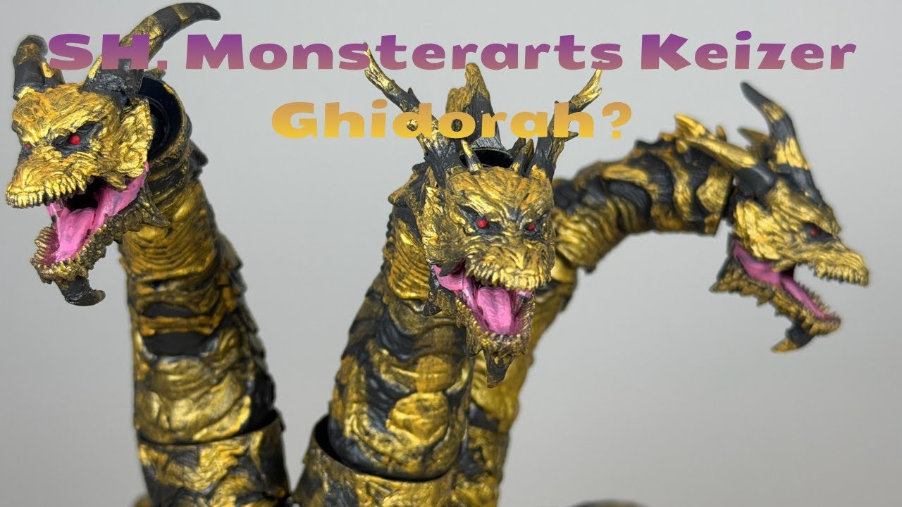 Custom Articulated Keizer Ghidorah 2.0 Action Figure