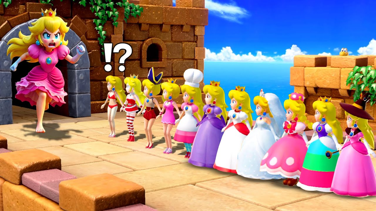 【スーパーマリオパーティ】すべてのスペシャル衣装の比較 ピーチVS 特殊文字 4K UHD (2160P)