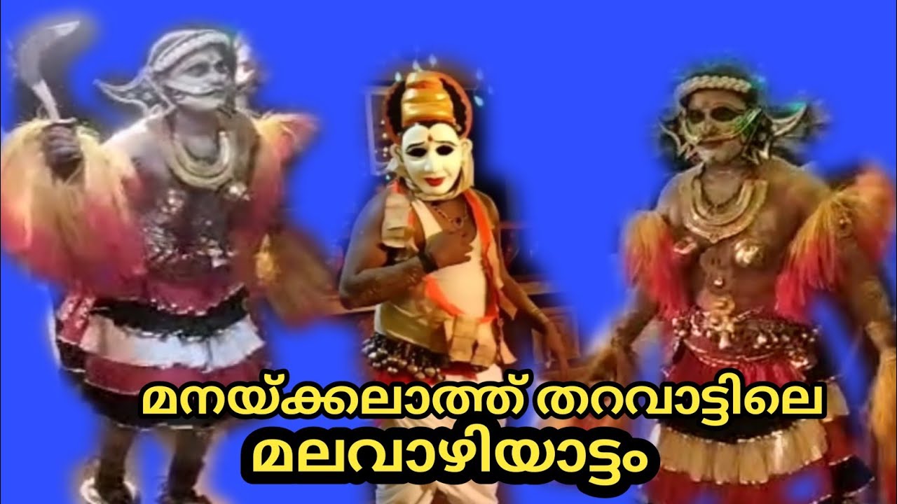 മനയ്ക്കലാത്ത് ധനേഷ് സ്വാമിയുടെ വീട്ടിലെ മലവാഴിയാട്ടം