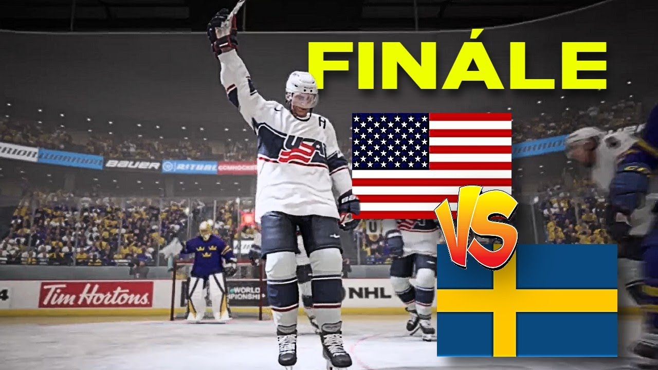 USA - ŠVÉDSKO FINÁLE MISTROVSTVÍ SVĚTA JUNIORŮ