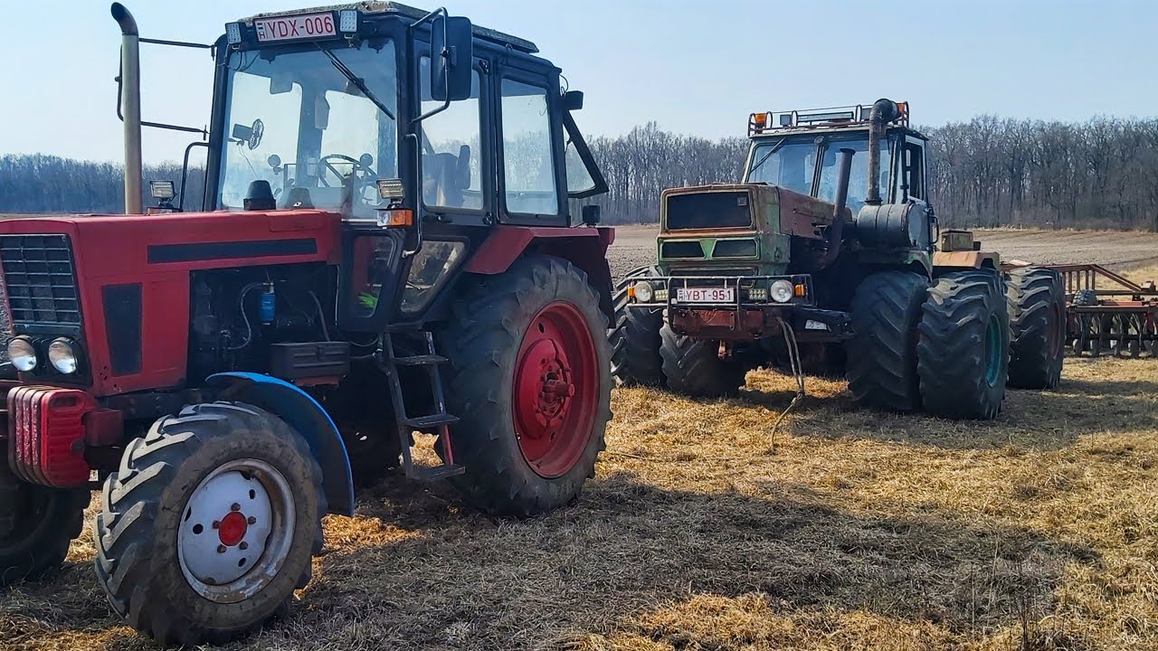 T-150 (Turbo) haza húzása Mtz 82 (Turbo)-val