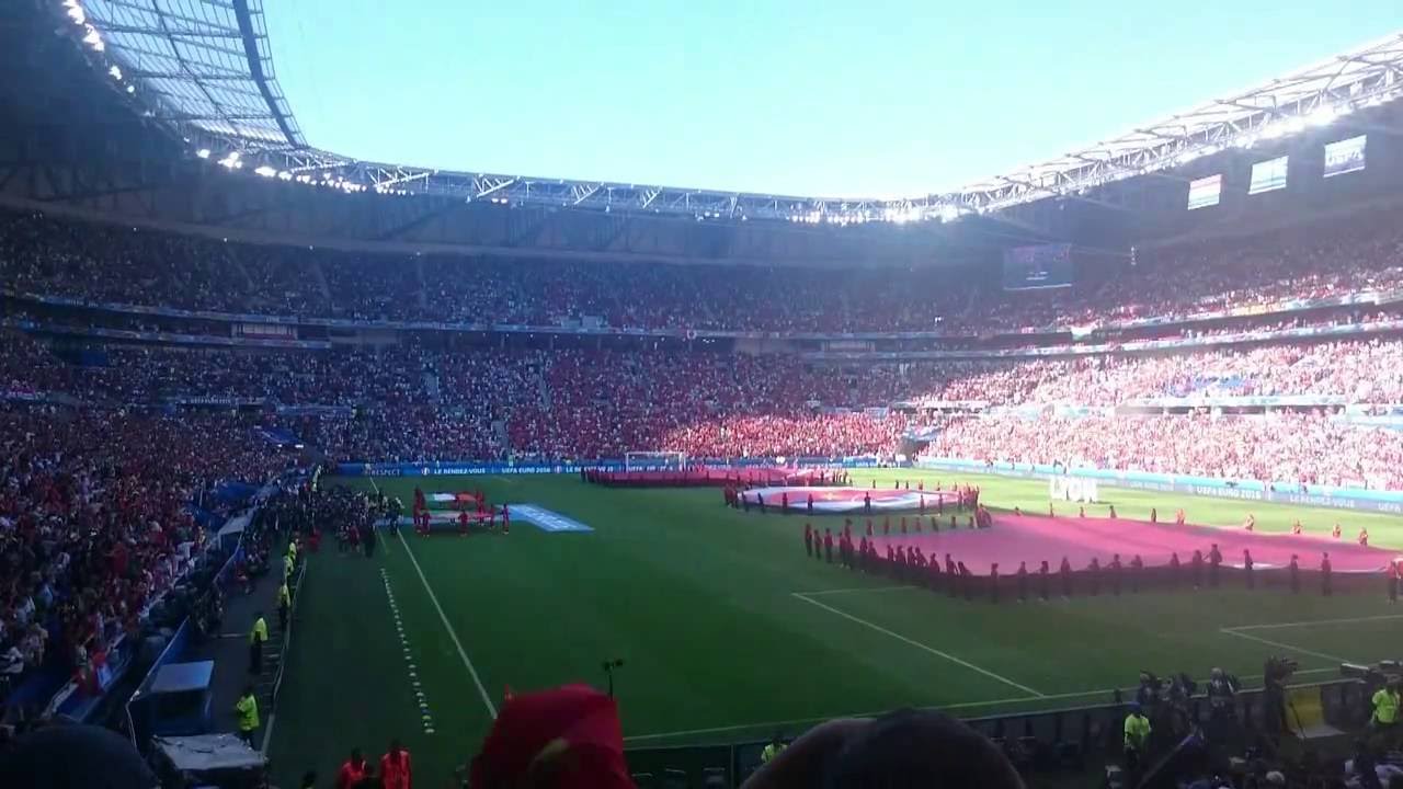 Portugal vs Hungary Anthems | Euro 2016 | June 22nd | Parc Olympique Lyonnais