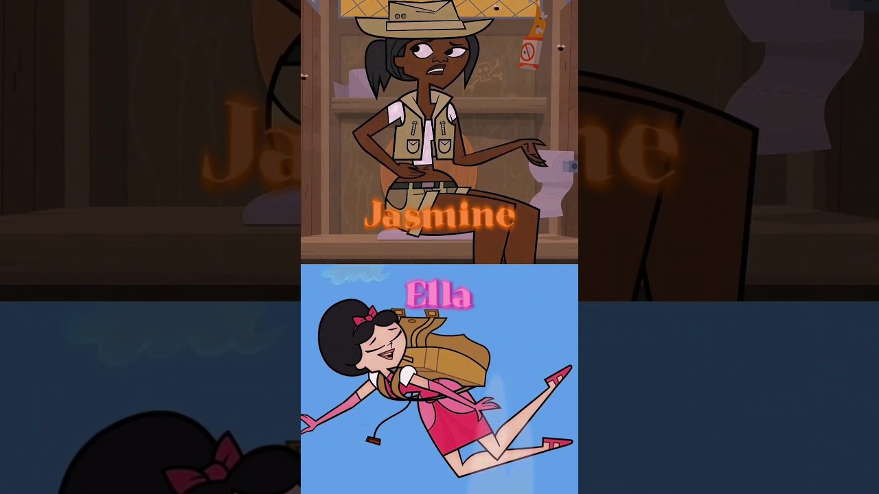 Total Drama Pahkitew Island Wheel Part 1 (Jasmine vs Ella) #capcutedit #totaldrama #fypシ #fyp #edit