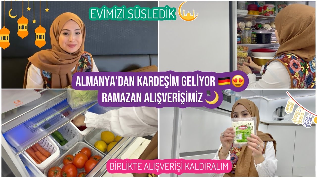 ALMANYA’DAN KARDEŞİM GELİYOR 🇩🇪, RAMAZAN ALIŞVERİŞİMİZ, BİRLİKTE YERLEŞTİRELİM, DÜZENİM