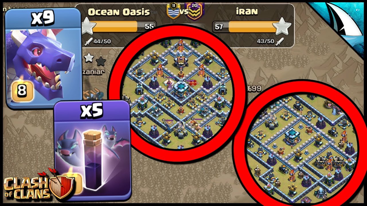 Finally Use DragBat in War! So much stronger than I thought | Clash of Clans