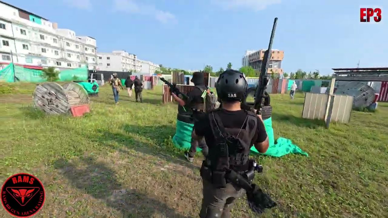 @RAMS Arena Rayong ลงสนามไปโดนเชือด EP3 : อยู่ดีๆก็ออกไปโดนยิง 🤣 #BBGUN #AirsoftGun #Airsoft 