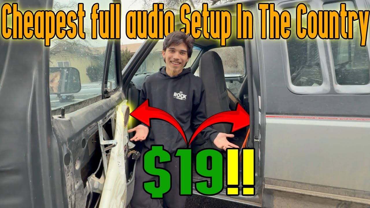 Creating The Cheapest FULL AUDIO setup on YOUTUBE With 0 EXPERIENCE