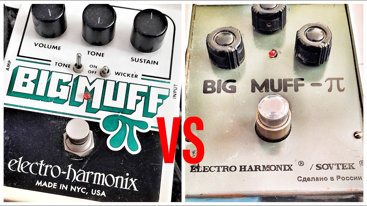 Fuzz Shootout: Green Russian Big Muff vs Big Muff Pi Tone Wicker Traditional BigMuff Settings