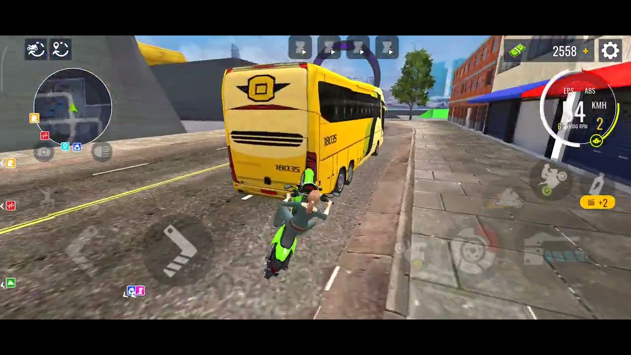 Driving heavy bike stunt game 🏍️ 🛵🤯