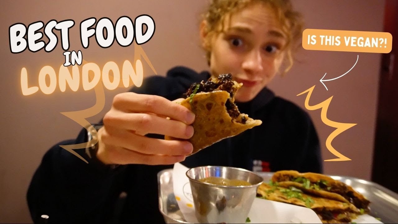 (Werbung) VEGAN LONDON FOOD TOUR 🍔🌮🍜 very delicious 48h