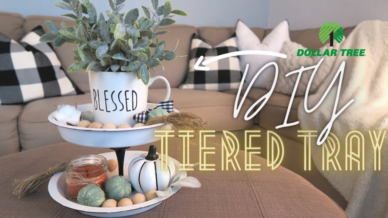 DOLLAR TREE DIY TIERED TRAY
