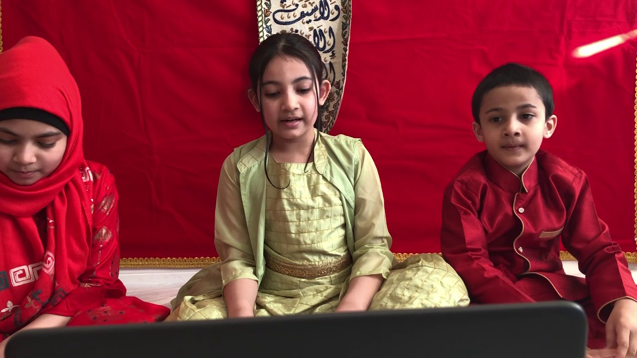 Sayeda reciting Imam Ali (as) qaseeda - Tera naam hi aisa hai