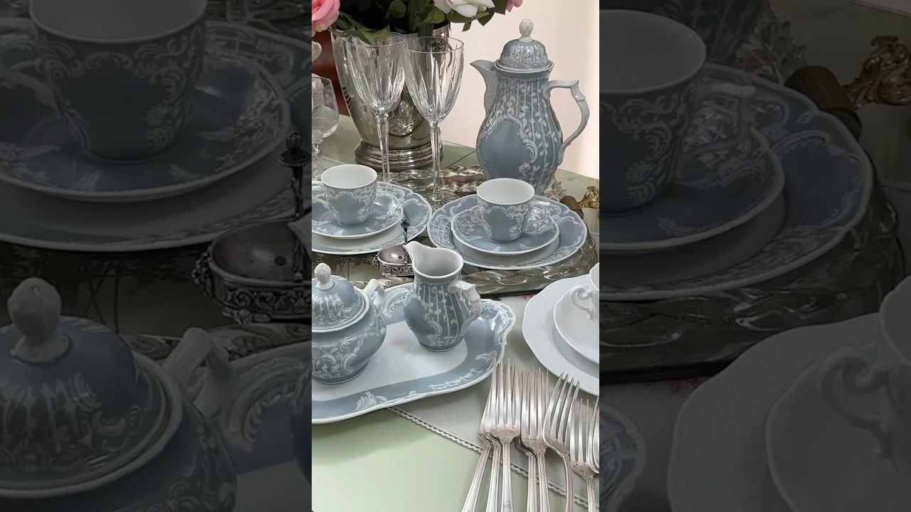 Rosenthal и фарфор в технике Silver Overlay