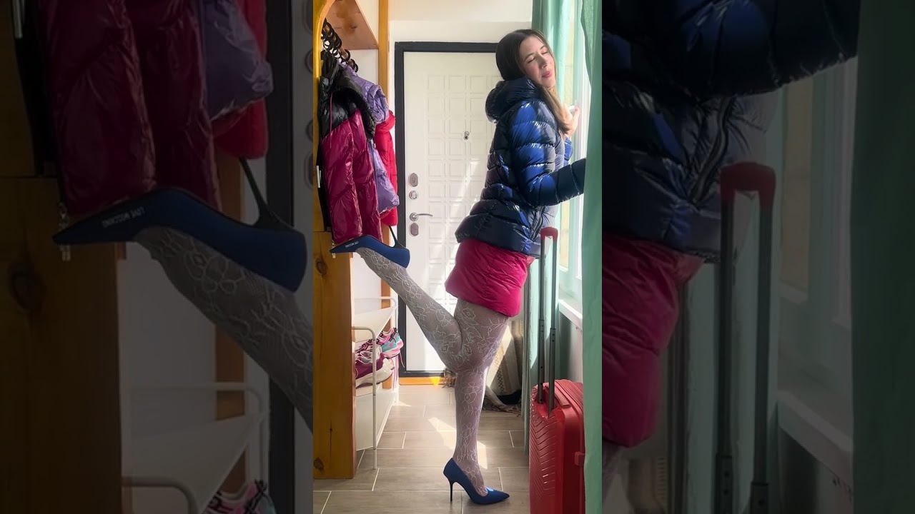 Amazing shiny nylon morning, getting ready for rainy day