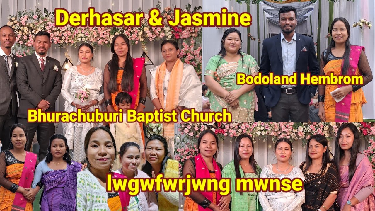 Derhasar & Jasmine || Bodo Christian Wedding || @bijutanarzari8124 