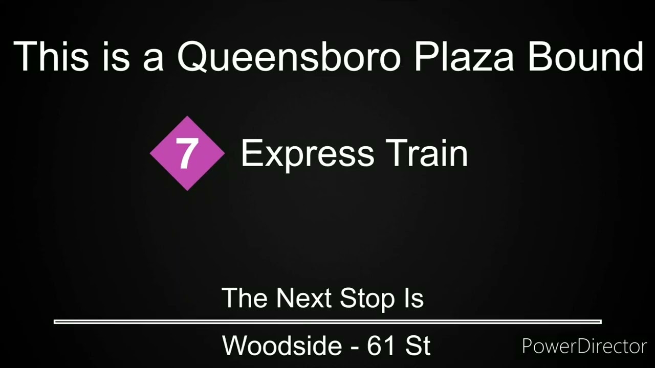 original 2007 R142 (7) train to queensboro plaza via flushing express announcement