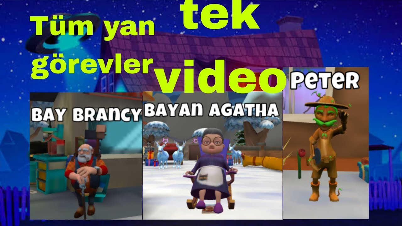 Tüm yan görevler tek videoda. (Dark riddle)
