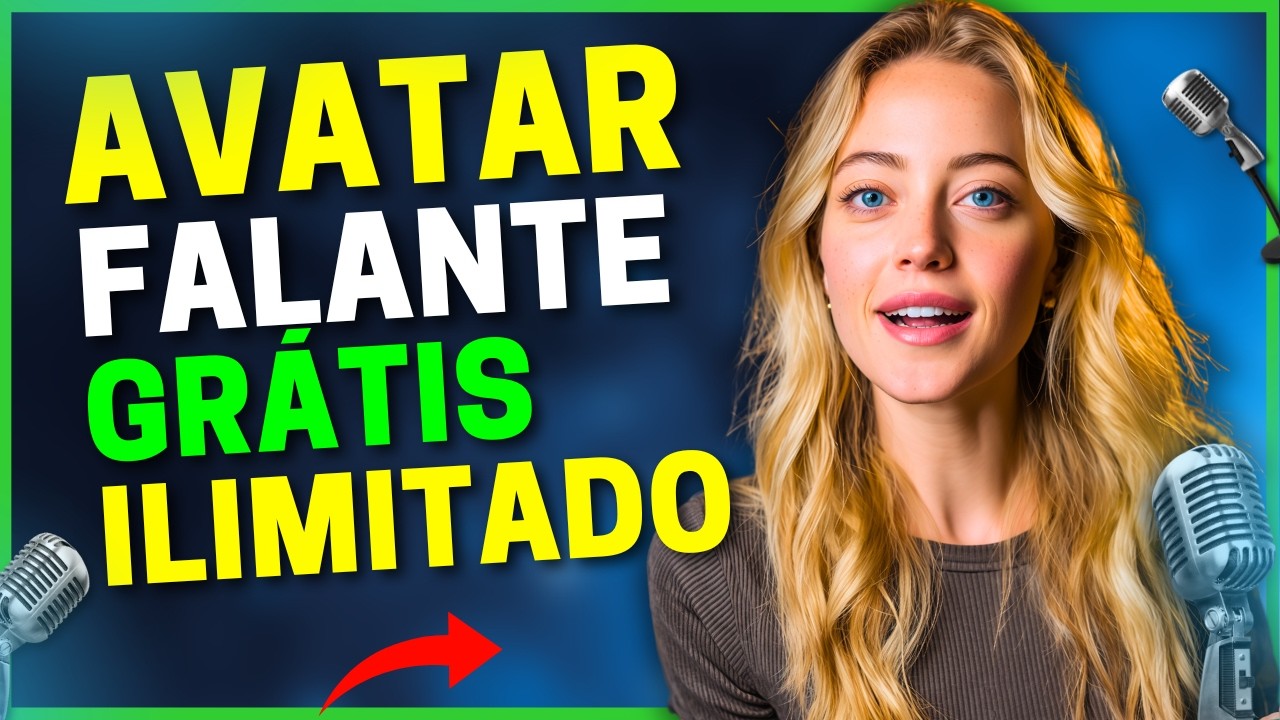 NOVA IA faz imagem FALAR grátis e ILIMITADO (Lip Sync GRÁTIS)