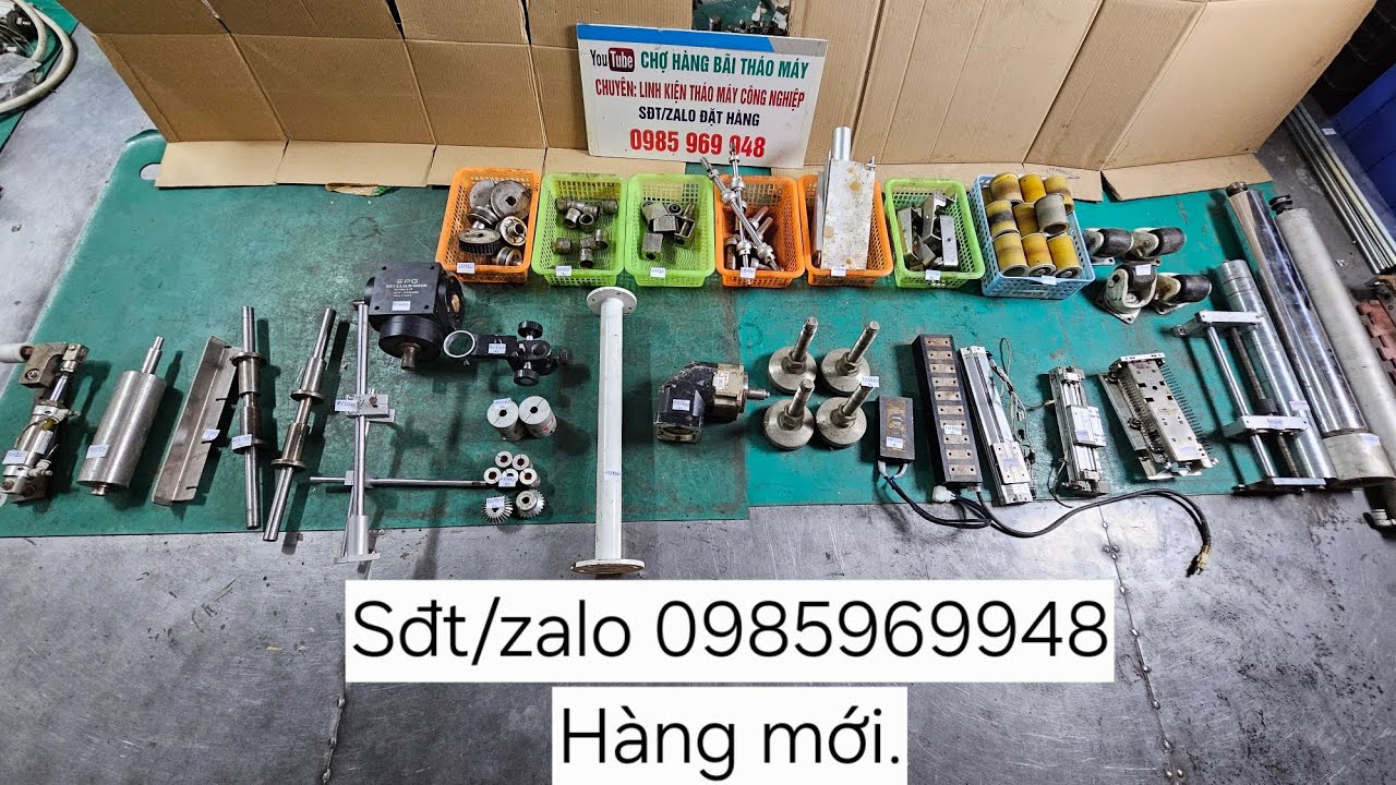 (16/1) Đồ CNC tháo máy vitme, inox, con lăn, nam châm,... các loại cho ae chế cháo. Sđt 0985969948