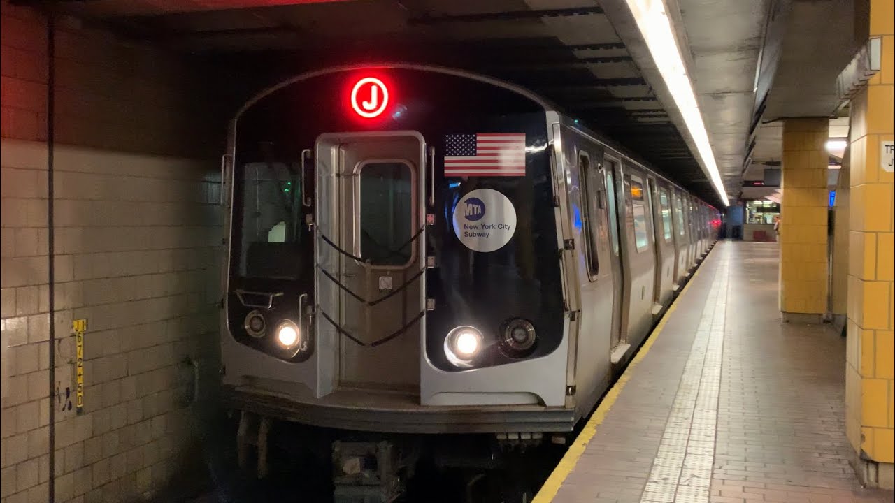 Jamaica Center Bound 2016-2019 Bombardier R179 J Local Train Terminating At Jamaica Center