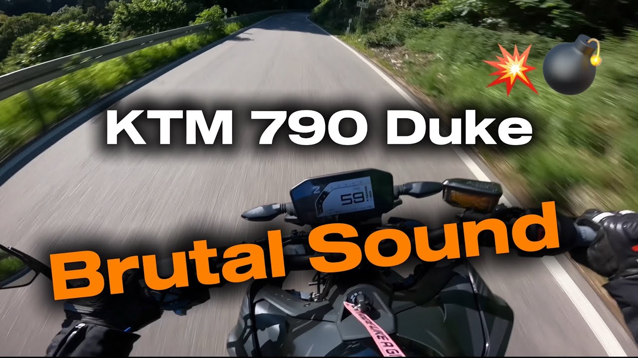KTM 790 Duke EU5 | Spark exhaust | RAW SOUND | 4K