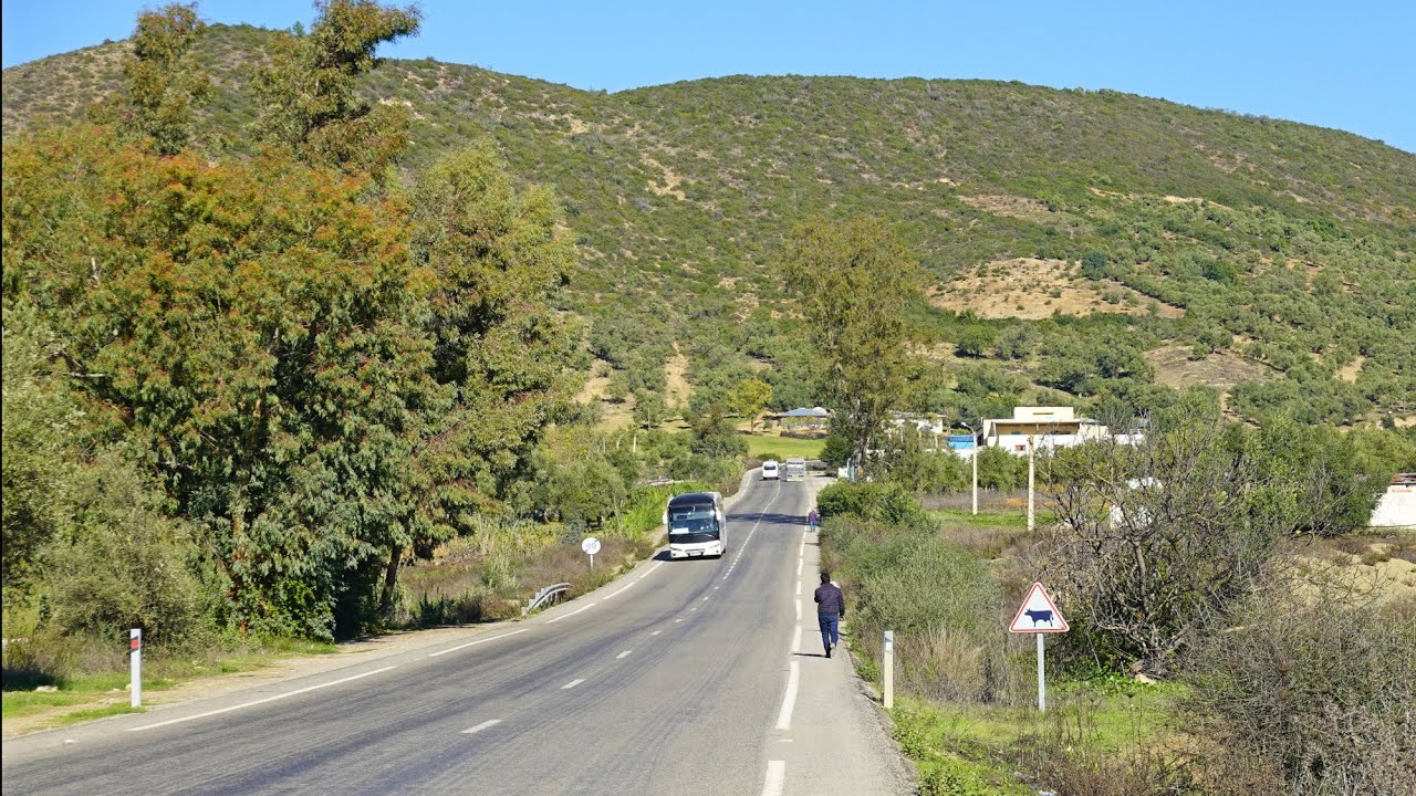 الطريق من مدينة وزان الى شفشاون سحر وجمال الطبيعة DRIVING IN MOROCCO FROM OUZZAN TO CHEFCHAOUNE