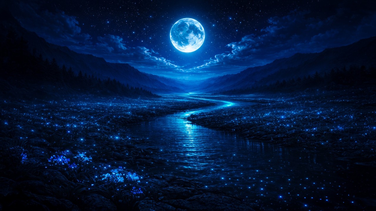 (No Ads) 432 Soothing Deep Sleep • Melatonin Release, Stop Overthinking • Goodbye Insomnia