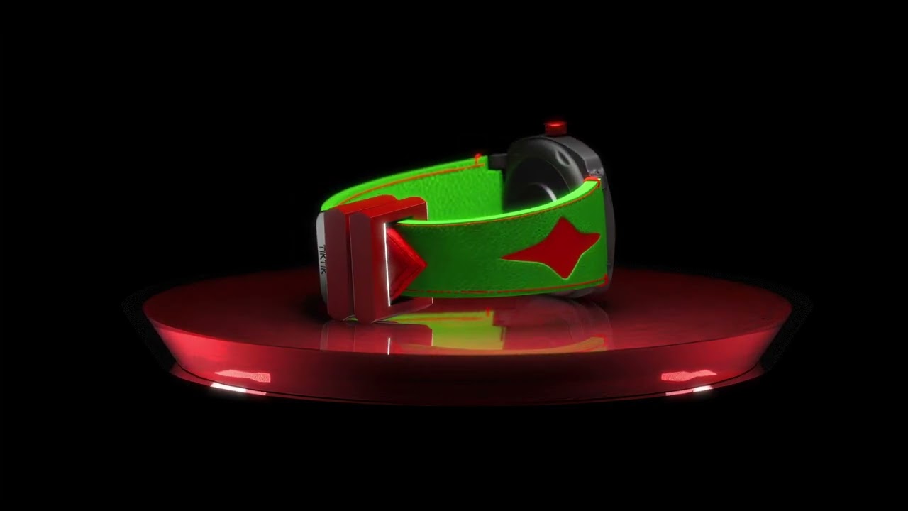 #Aetherx - Green-Red | #Smartwatch #TikTikGlobal #Tiktik #Poweredbytiktik #Youreverdaycompanion