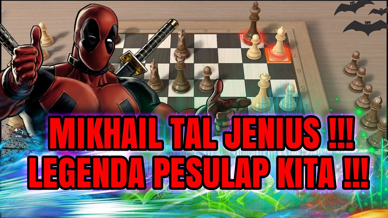 MIKHAIL TAL JENIUS !!! 1 BENTENG VS BENTENG KUDA DAN MENTRI  !!!