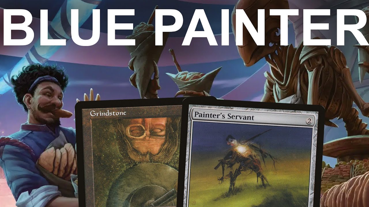 GRINDING STOCKS! Legacy Blue Stock Up Painter's Servant Combo. MTG