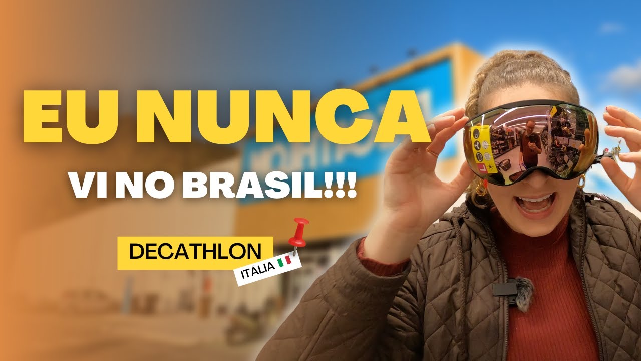DECATHLON ITÁLIA 2022 | O QUE TEM DE DIFERENTE AQUI? | VIVER NA ITÁLIA #EP5