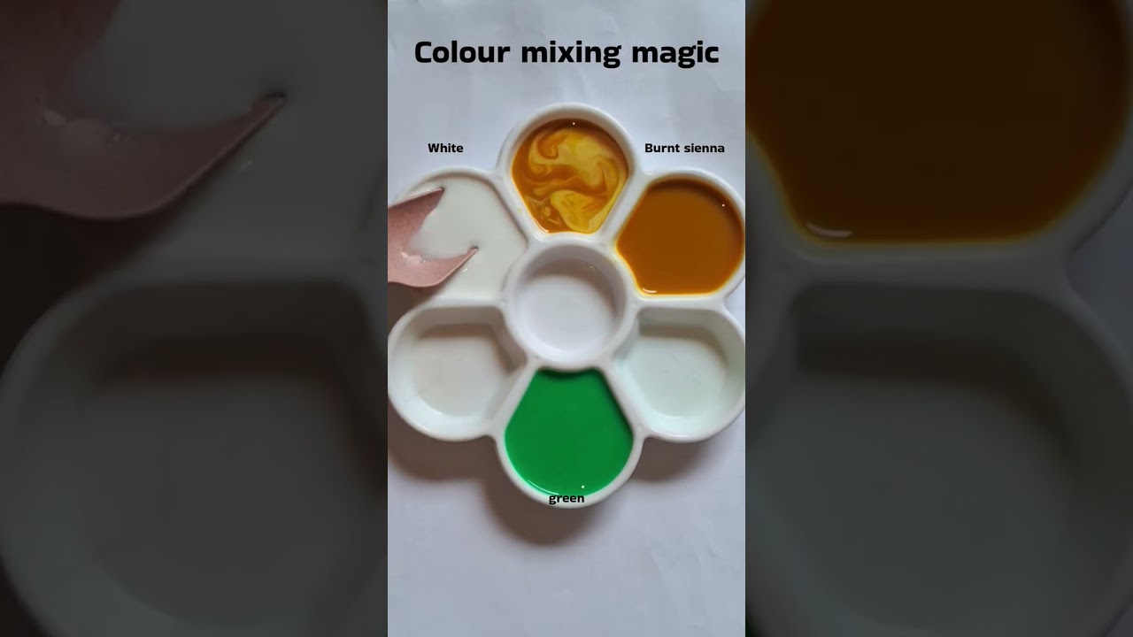 Satisfying colour mixing recipes #trending #asmr #colourmixing #satisfying 