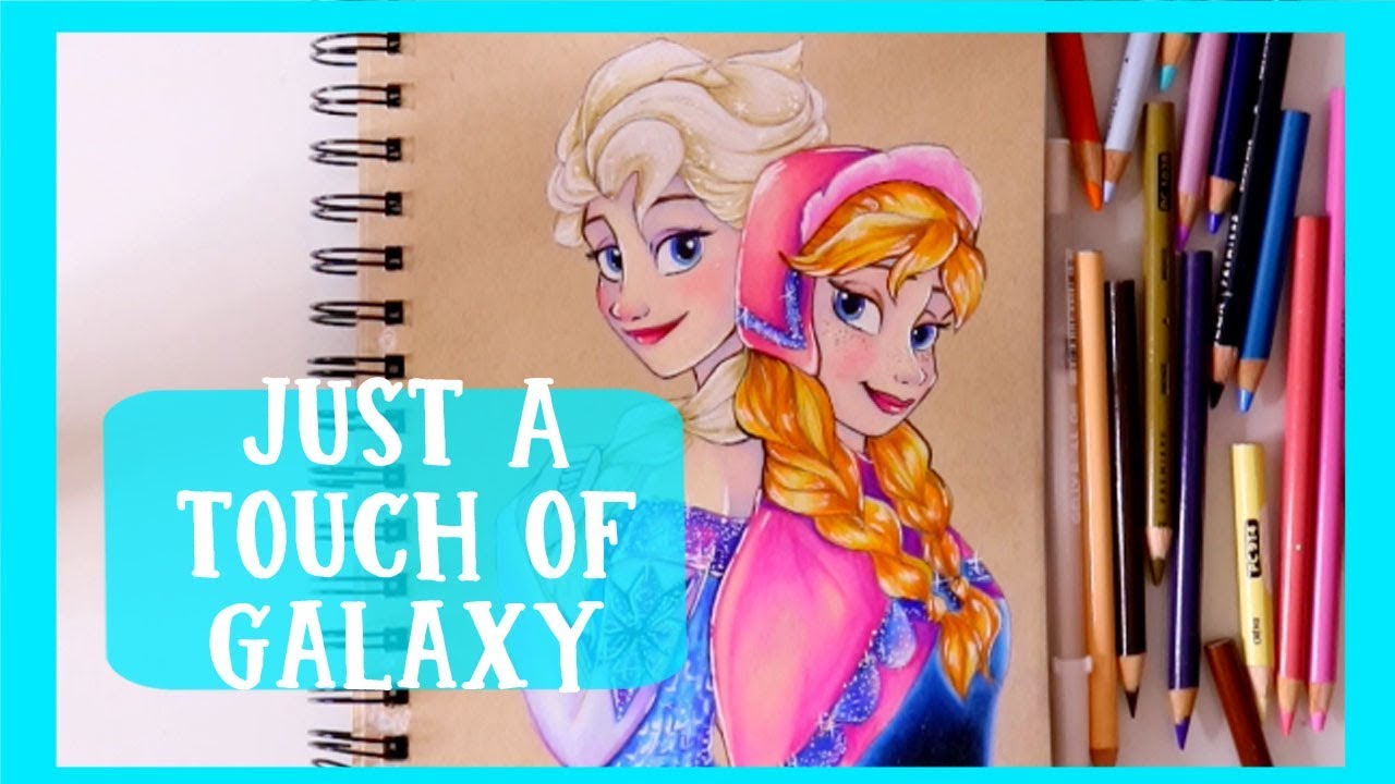 A Touch of GALAXY (Adding a Little Galaxy to ANNA AND ELSA)  - @dramaticparrot