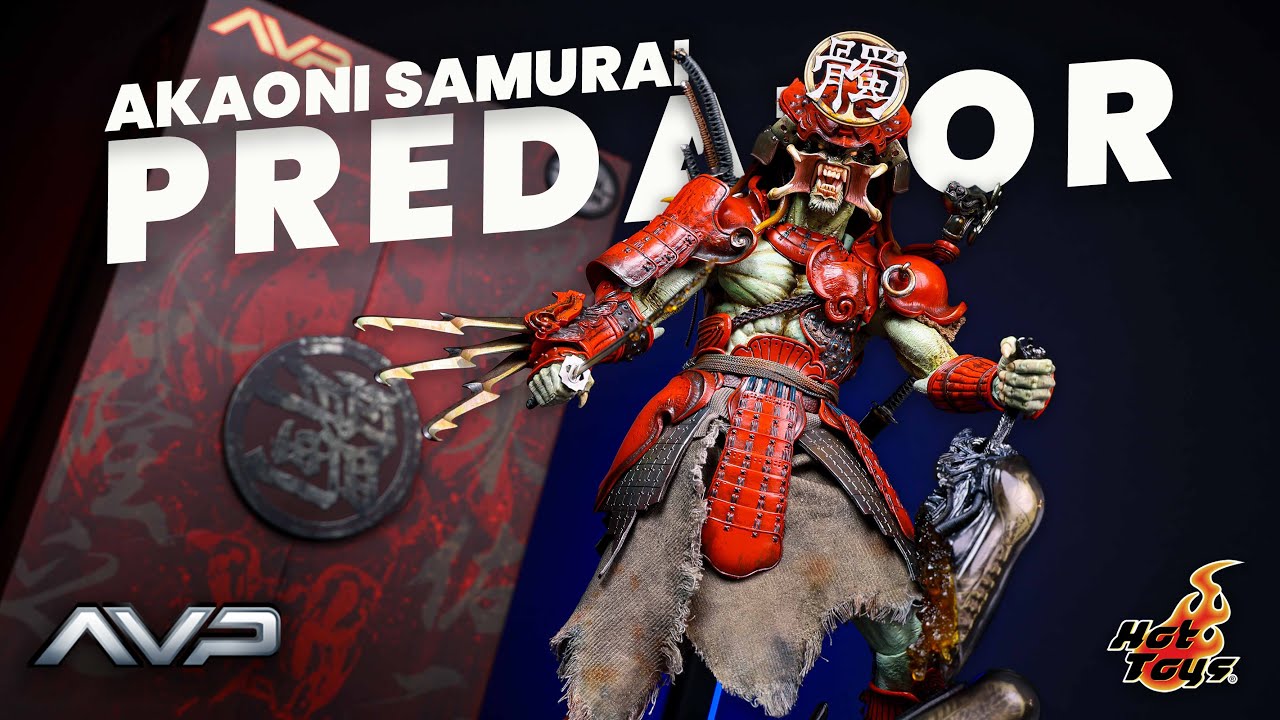 ПРОДАНО! Распаковка и обзор Hot Toys Akaoni SAMURAI PREDATOR за 430 долларов | Шедевр AVP!