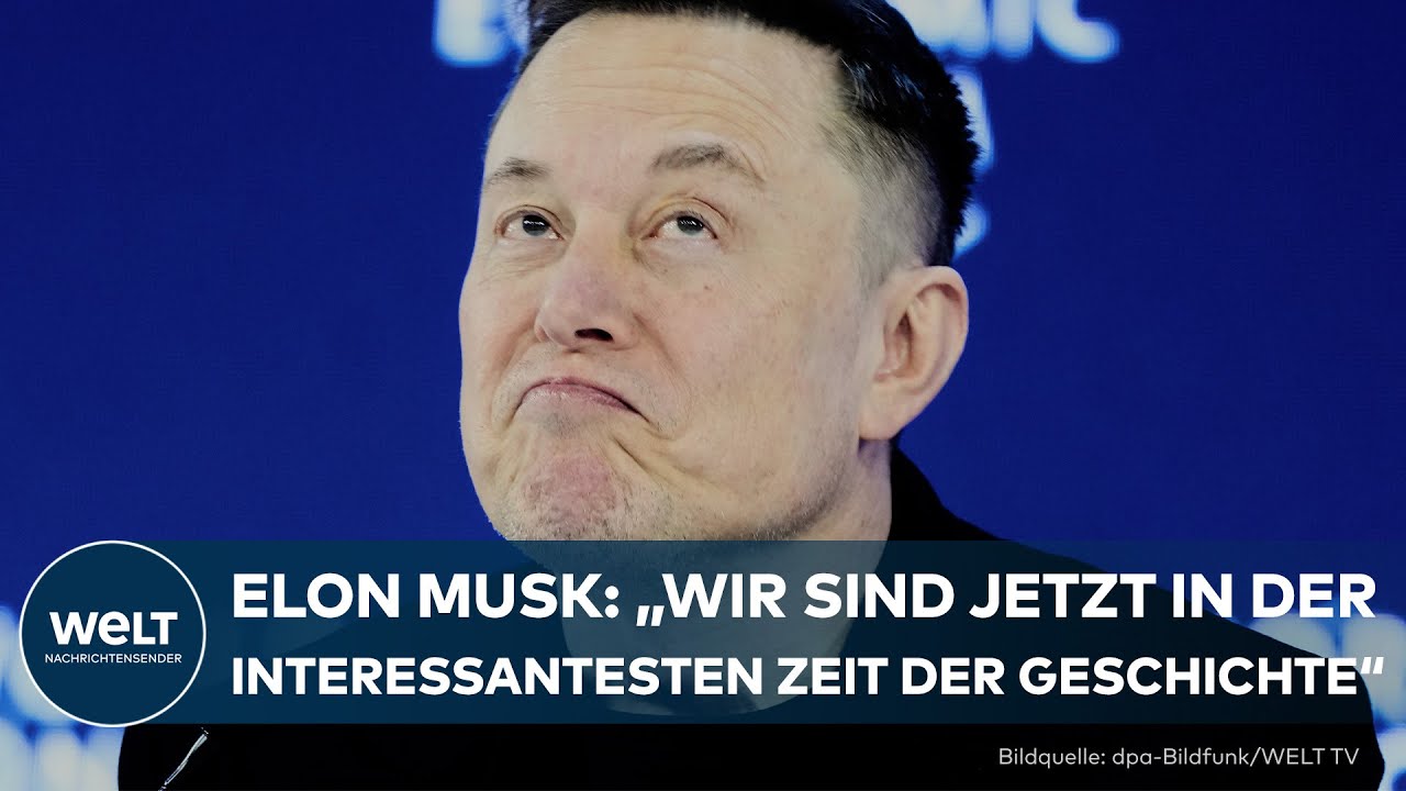 DAVOS: „Unerschöpflicher Wohlstand“ – Wie Elon Musk mit KI und Robotern die Welt verändern will