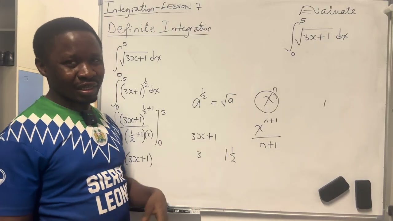 Integration : Lesson 7 : Definite Integration 