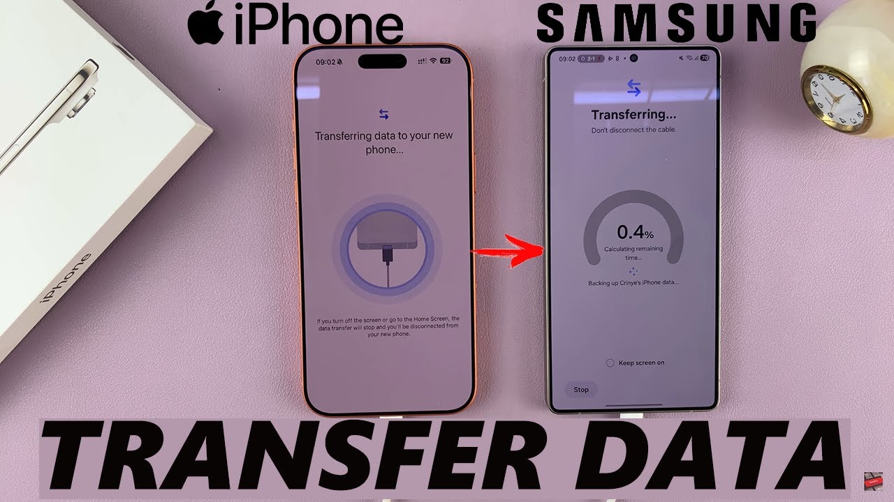 Как перенести данные с iPhone на телефон Samsung
