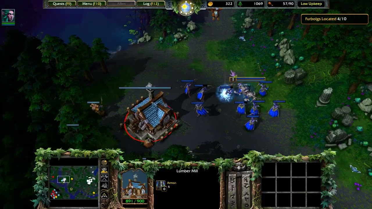 Warcraft III Reforged Night Elf Campaign Chapter 1 Enemies at the Gate