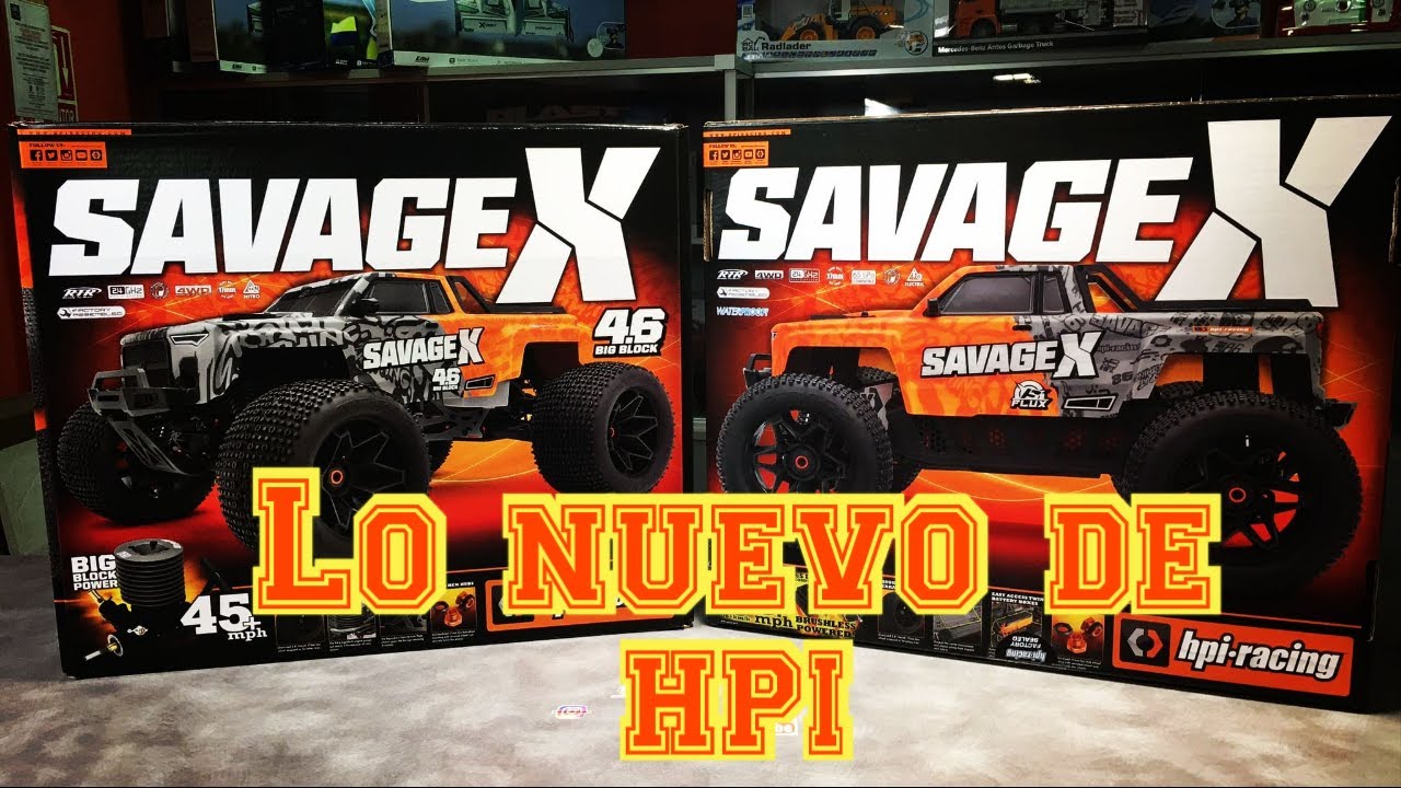 Lo nuevo de HPI para el 2022,SAVAGE X FLUX y NTRO 4.6,habra merecido la pena esperar 20 años?