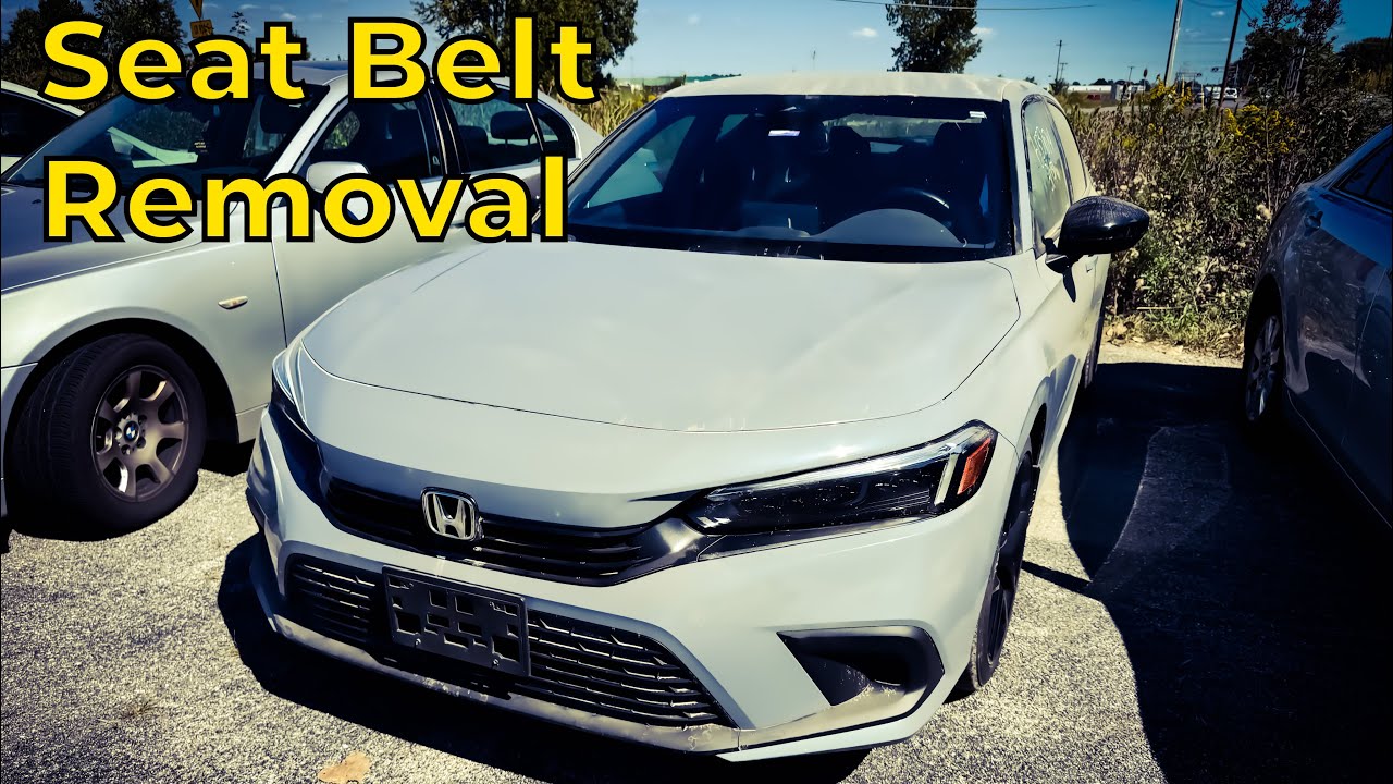 Honda Civic Seat Belt Removal (2022-2025)