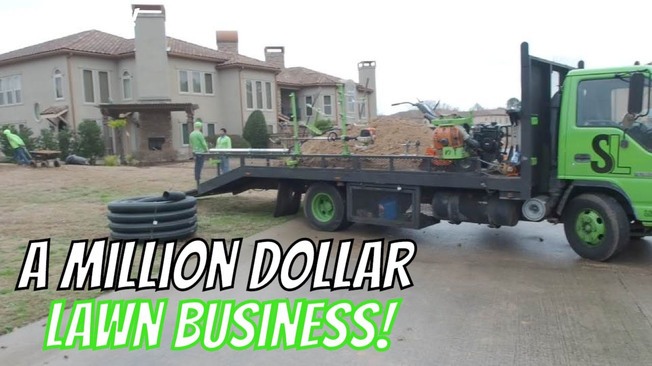 How to BUILD a MILLION DOLLAR Lawn Care Business!