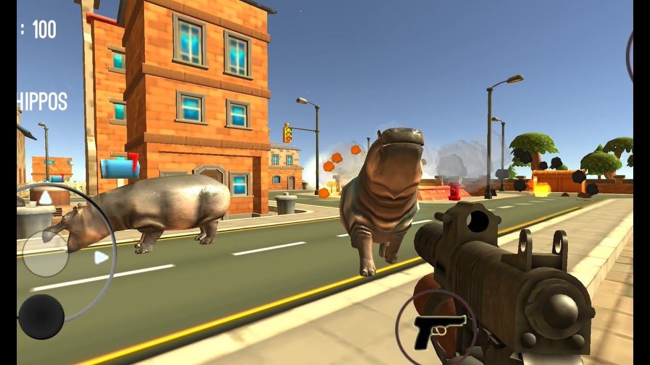Angry Pets - Wild Zoo Animals Hunting City Android Gameplay