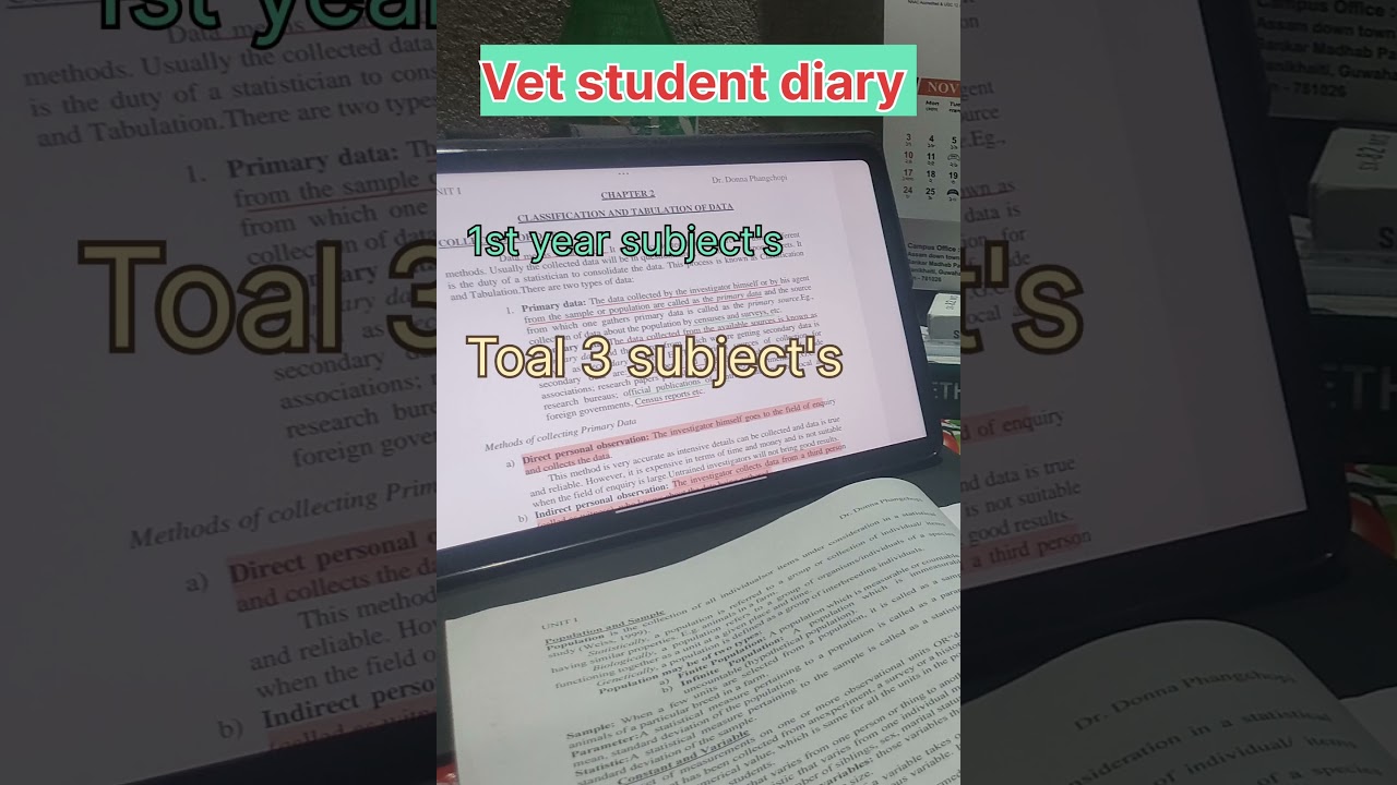 VETERINARY 1st year subject