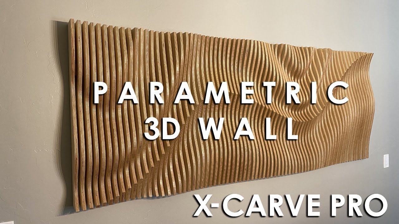 Параметрическое настенное искусство | Заработок с X-Carve Pro от Inventables