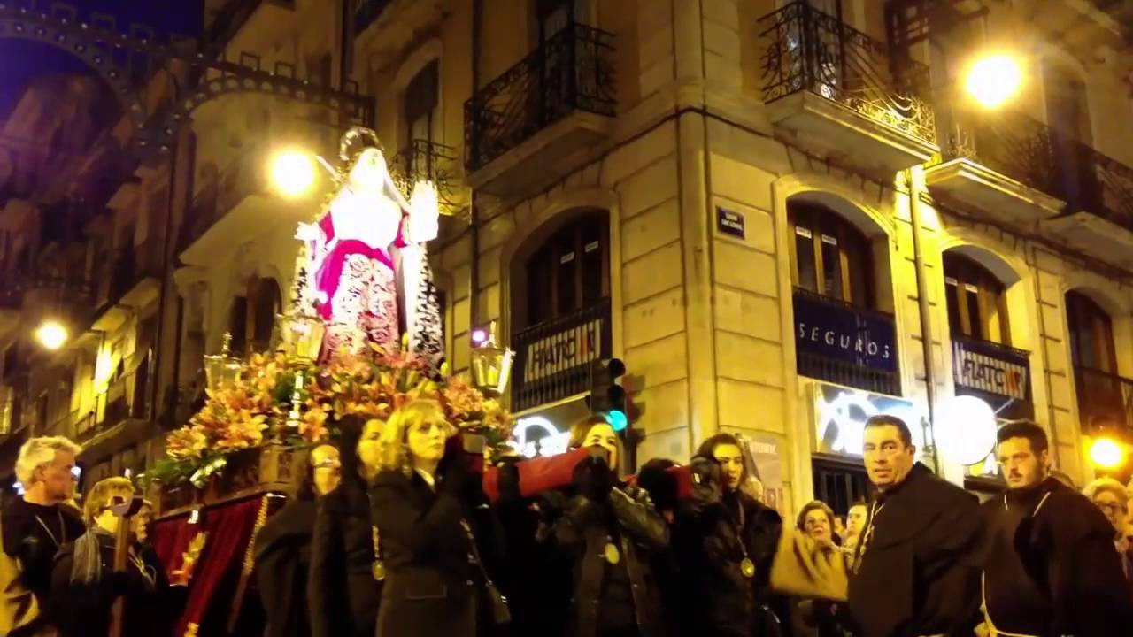 Procesion de despedida Domingo de Ramos  Alcoy