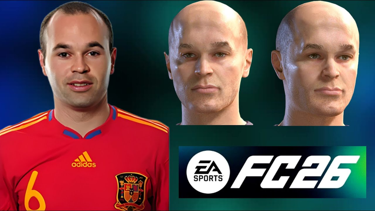 EA FC 26 — Как создать Андреса Иньесту, легенду ФК «Барселона» | Профессиональные клубы | Создани...