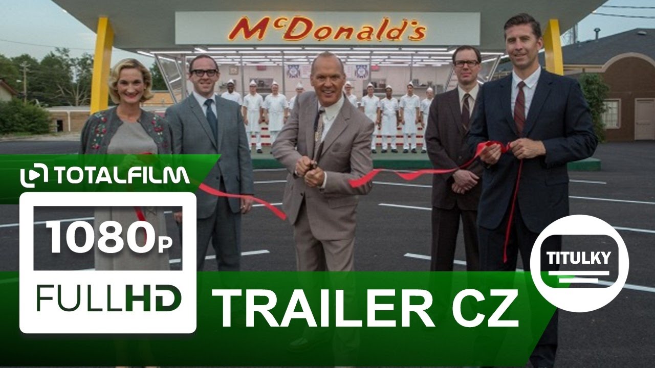 Zakladatel (2016) CZ HD trailer filmu o zakladateli McDonald´s